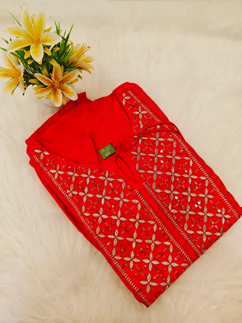 SILK ANARKALI KURTI AK12